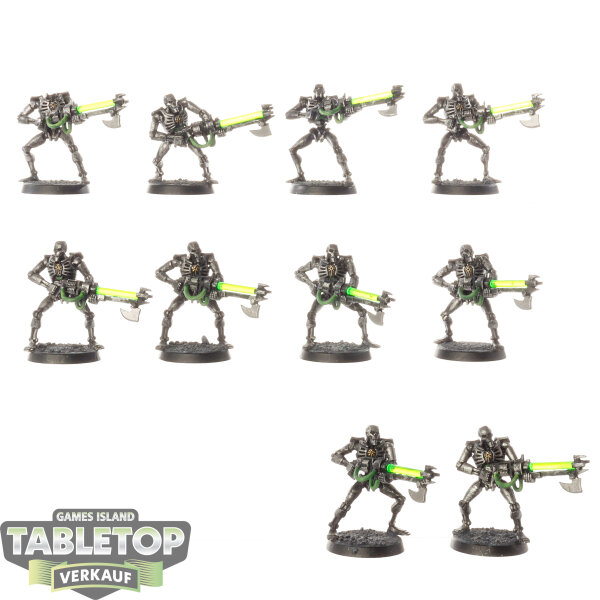 Necrons - 10 Necron Warriors - bemalt