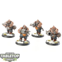 Ogor Mawtribes - 4 Leadbelchers - bemalt