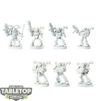 Chaos Space Marines - 7x Chaos Space Marines - grundiert