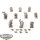 Scibor Miniatures - 10 x Evil Dwarves Veterans - teilweise bemalt