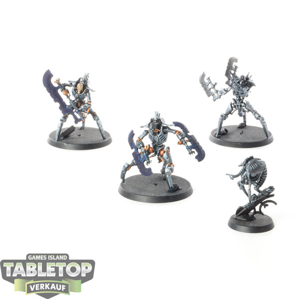 Necrons - 3 x Skorpekh Destroyers - teilweise bemalt
