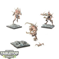 Flesh-eater Courts - 3 x Crypt Haunter Courtier - bemalt