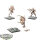 Flesh-eater Courts - 3 x Crypt Haunter Courtier - bemalt
