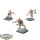 Flesh-eater Courts - 3 x Crypt Haunter Courtier - bemalt