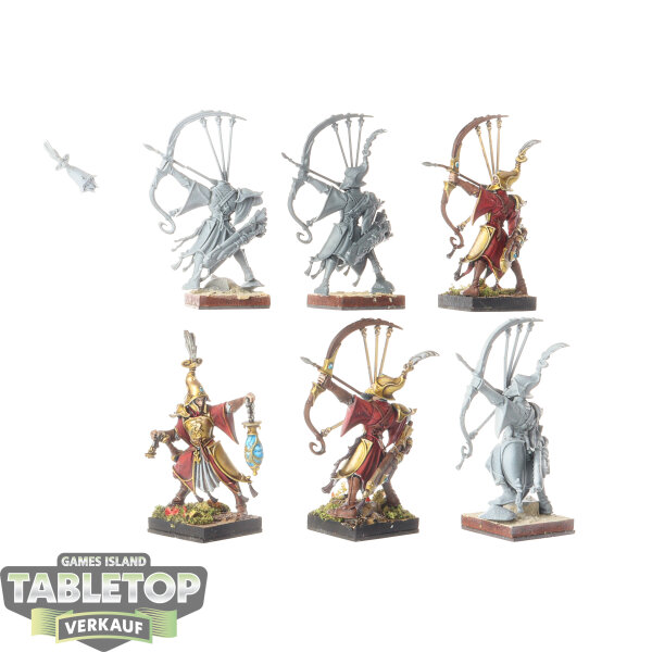 Lumineth Realm Lords - 6 x Vanari Auralan Sentinels - teilweise bemalt