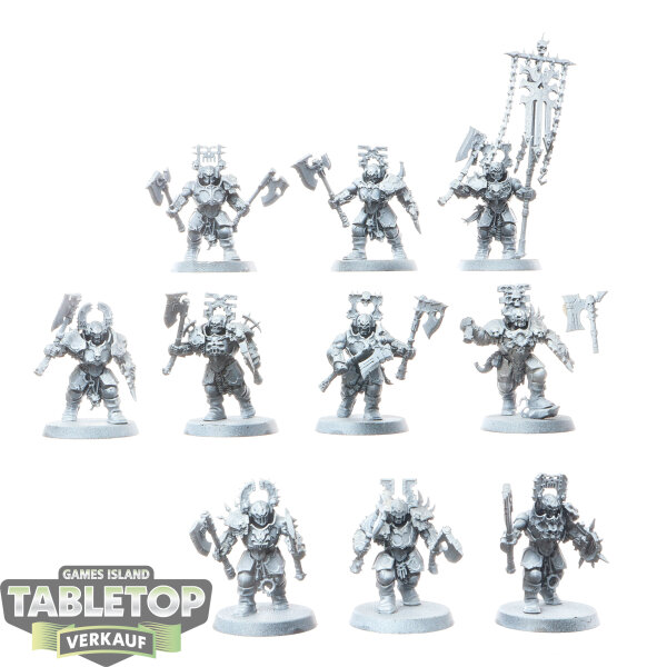 Blades of Khorne - 10x Blood Warriors - grundiert