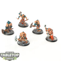 Genestealer Cults - 5x Aberrants - bemalt