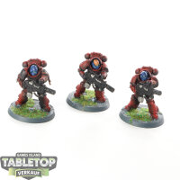 Space Marines - 3x Primaris Eradicators - bemalt