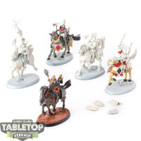 Cities of Sigmar - 5 Freeguild Cavaliers - teilweise bemalt