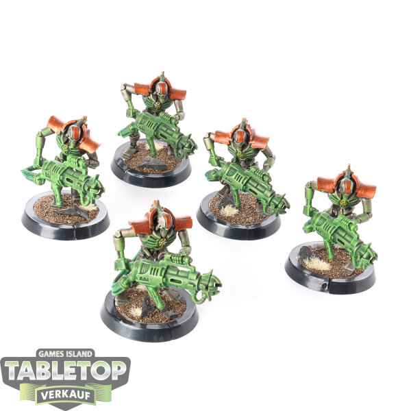 Necrons - 5 Immortals - bemalt