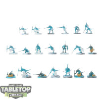 Seraphon - 20 x Skinks - teilweise bemalt