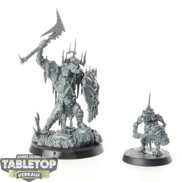 Orruk Warclans - Killaboss with Stab-grot - unbemalt