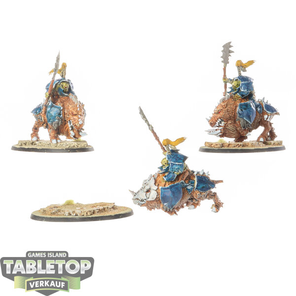 Orruk Warclans - 3 x Gore-gruntas - bemalt