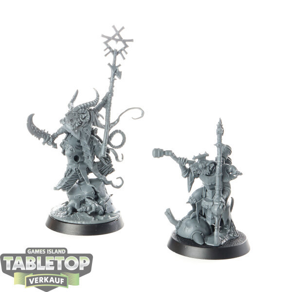 Skaven - Grey Seer & Warlock Engineer - unbemalt