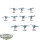 Tyraniden - 10 x Genestealers (Classic) - bemalt