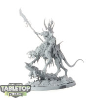 Skaven - Clawlord on Gnaw-beast - grundiert