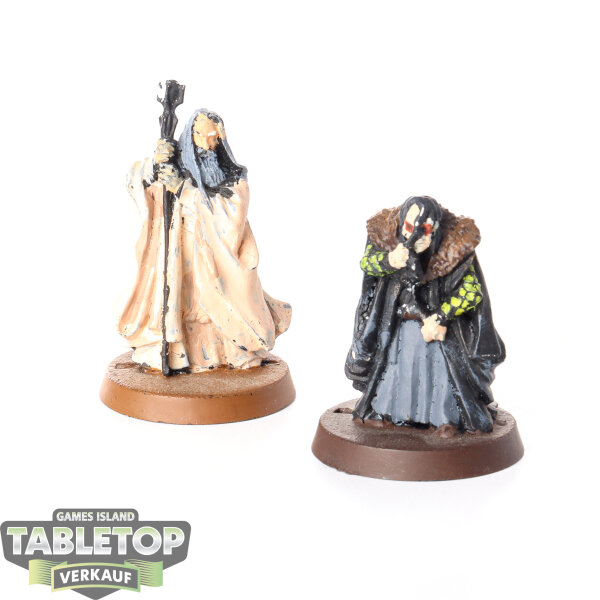 HdR Figuren - Böse - 2x Saruman & Grima klassisch - bemalt