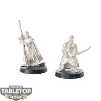 HdR Figuren - Gut - 2x Elrond and Gil-galad - unbemalt