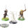 HdR Figuren - Gut - 3x Heroes Of Helms Deep: Aragorn, Théoden & Armoured Haldir - teilweise bemalt
