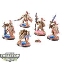 Adeptus Custodes - 5 Custodian Guard Squad - bemalt