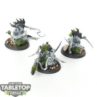 Tyraniden - 3 Tyranid Warriors - bemalt