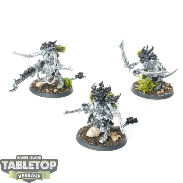Tyraniden - 3 Tyranid Warriors - bemalt