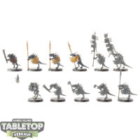 Seraphon - 11 x Saurus Warriors  - teilweise bemalt