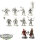 Blades of Khorne - 10 x Blood Warriors - teilweise bemalt