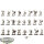 HdR Figuren - Gut - 24x Warriors of Minas Tirith - teilweise bemalt