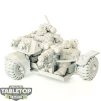Space Marines - Attack Bike - grundiert