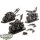 Dark Angels - 3x Ravenwing Bike Squadron - grundiert