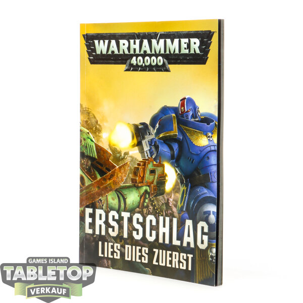 Warhammer 40k - Erstschlag Booklet - deutsch