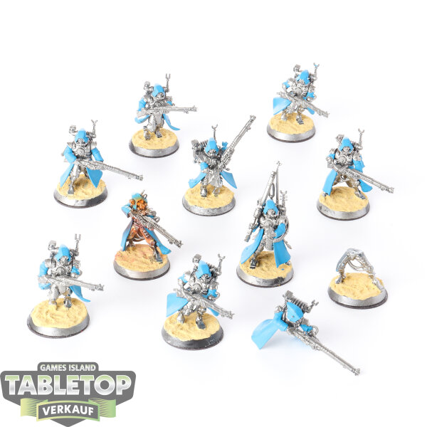 Adeptus Mechanicus - 10 Skitarii Ranger - teilweise bemalt