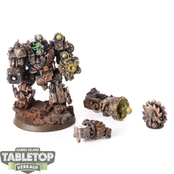 Orks - Orc Mech-Boss in Juggernaut Mecha-Armour - bemalt