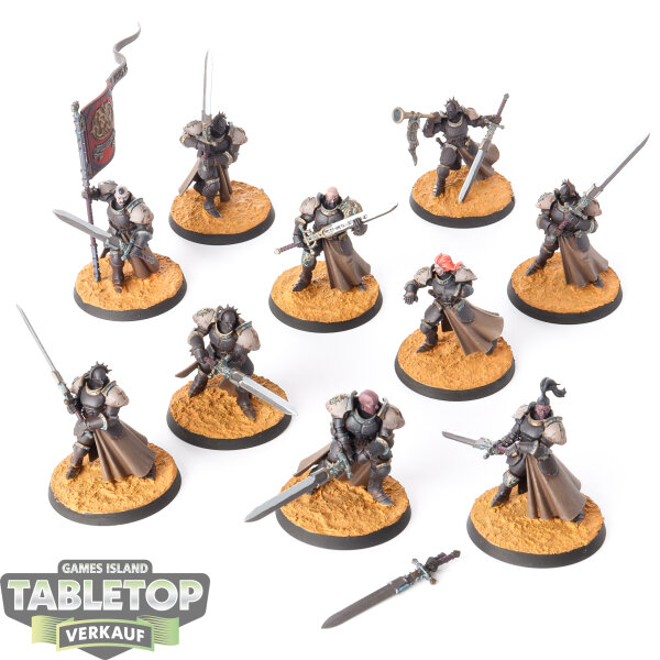 Stormcast Eternals - 10 x Vanquishers - teilweise bemalt