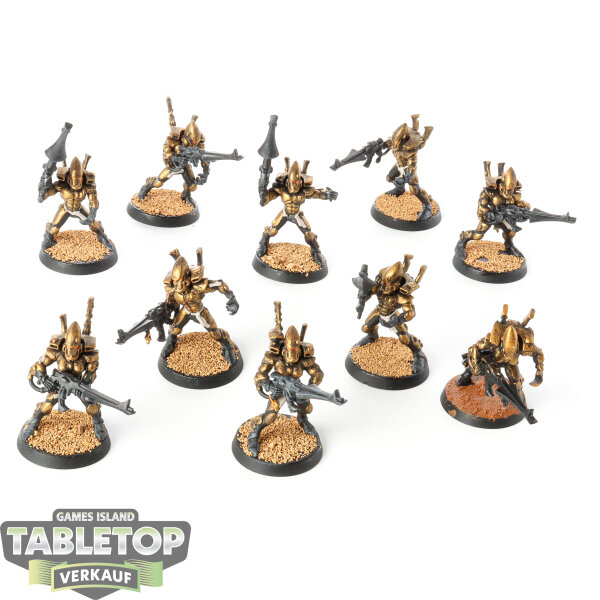 Aeldari - 10x Guardian Defenders klassisch - bemalt