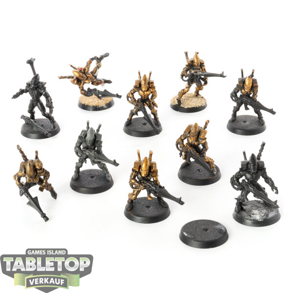 Aeldari - 10x Guardian Defenders klassisch - teilweise bemalt