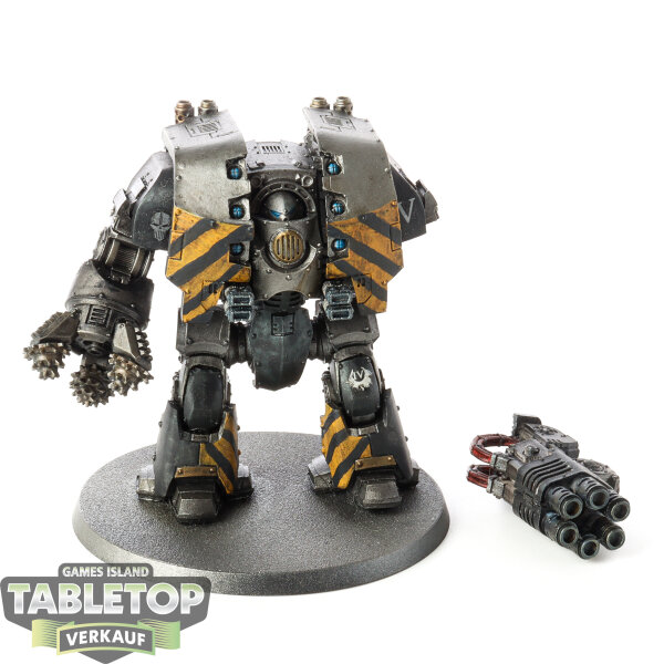 Horus Heresy - Leviathan Siege Dreadnought with Drill & Cyclonic Melta-Lance - bemalt
