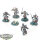 Horus Heresy - 5x Dark Angels Inner Circle Knights Cenobium - teilweise bemalt