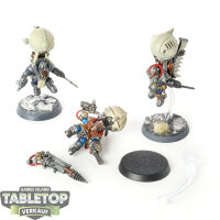 Kharadron Overlords - 3x Endrinriggers - teilweise bemalt