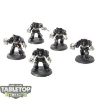 Space Marines - 5x Terminator Squad - teilweise bemalt