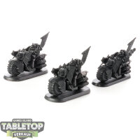 Dark Angels - Ravenwing Bike Squadron - grundiert