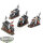 Dark Angels - 4 x Ravenwing Bike Squadron - bemalt