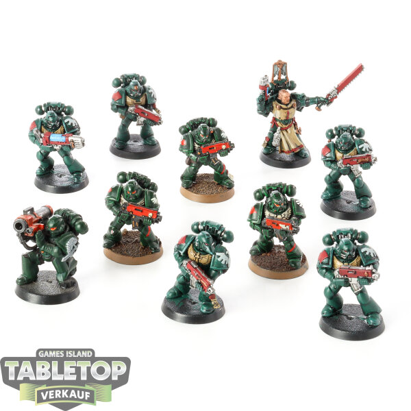 Dark Angels - 10 x Tactical Squad (Classic) - bemalt