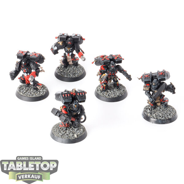 Blood Angels - 5x Death Company - klassisch - bemalt