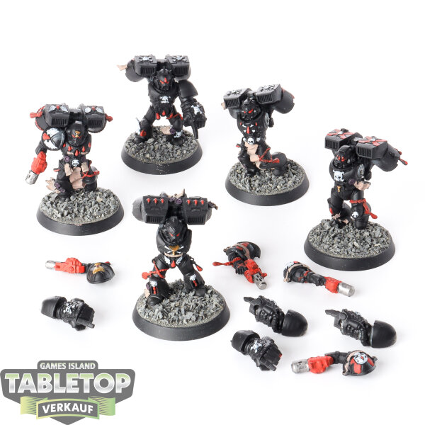 Blood Angels - 5x Death Company - klassisch - bemalt