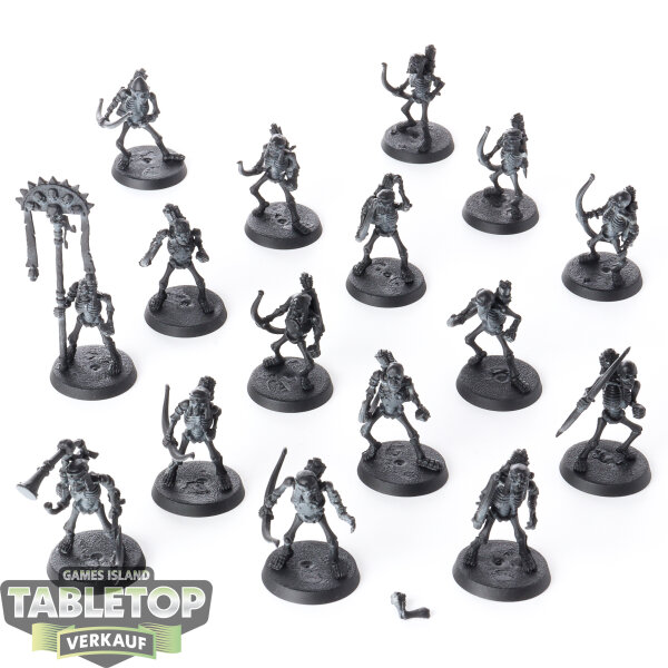 Tomb Kings of Khemri - 15x Tomb Kings Skeleton - grundiert