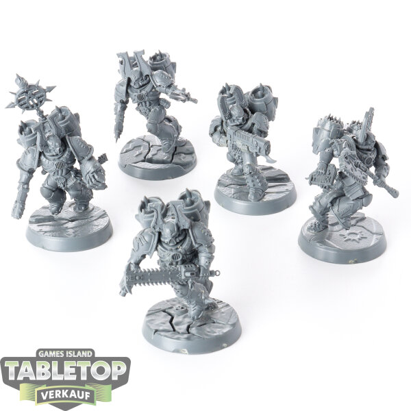 World Eaters - 5x Khorne Berzerkers / Raptors - unbemalt