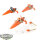 Aeldari - 3 Windriders - teilweise bemalt