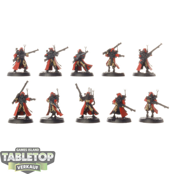Adeptus Mechanicus - 10x Skitarii Rangers - teilweise bemalt